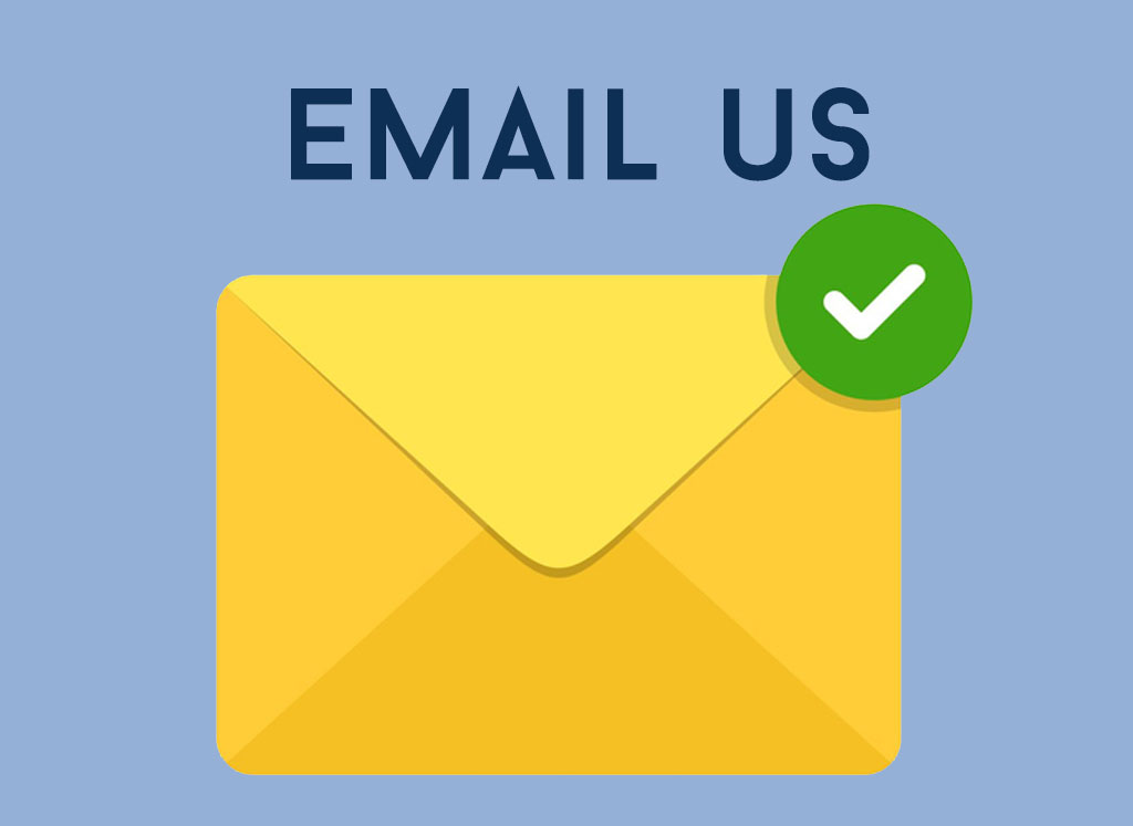 you can email us at