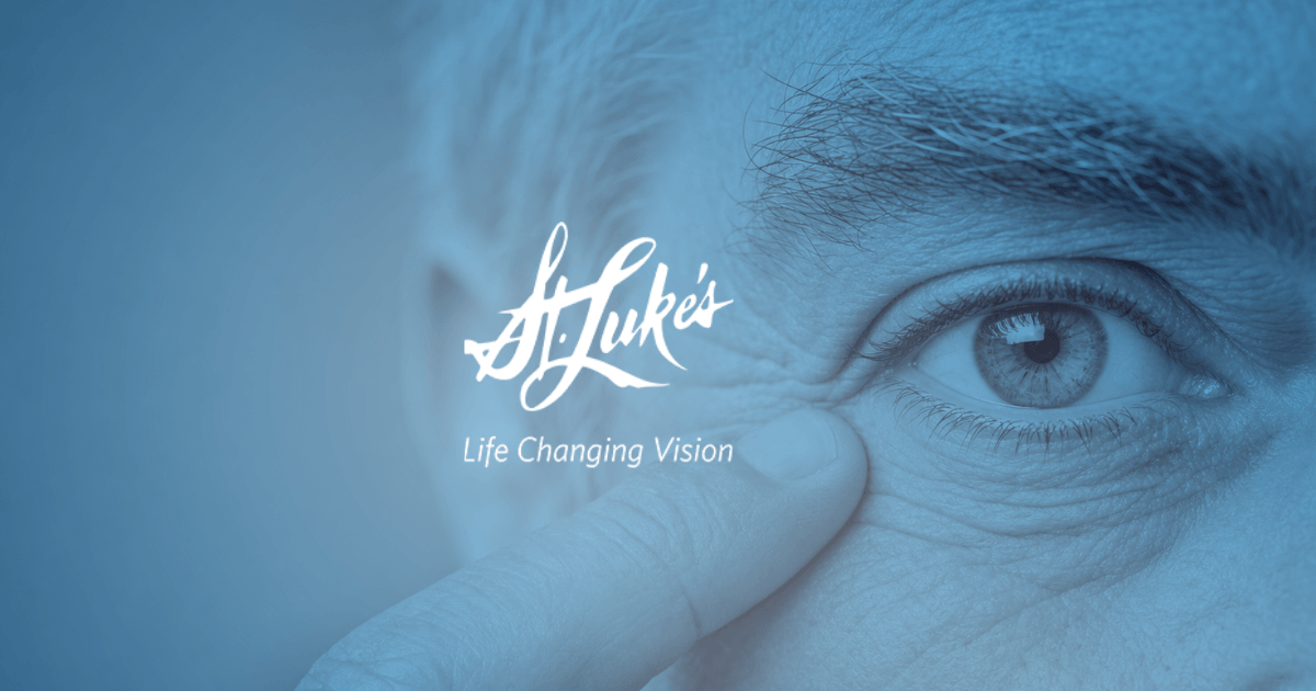 OG Image - Decorative - Close-up of a senior man gently touching the skin beneath his eye, illustrating cataract surgery and age-related vision care